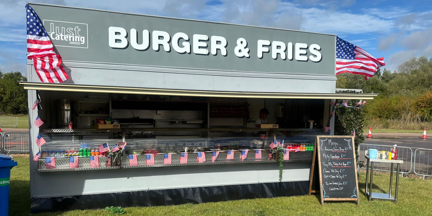 Burger and fries catering unit