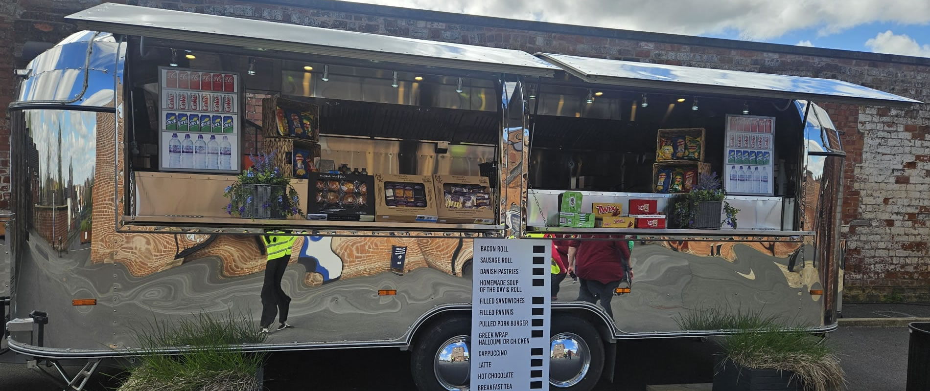 Mobile event catering trailer